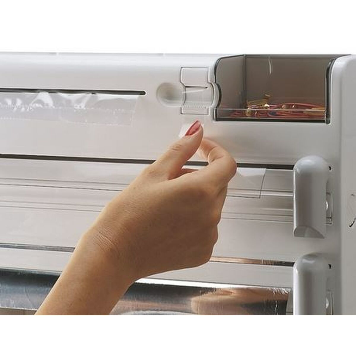 Hushållspappershållare Leifheit 25723 Vit Plast - 2