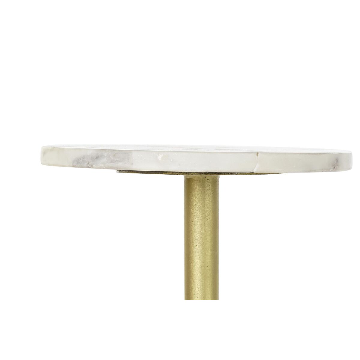 Sidobord DKD Home Decor Gyllene Metall Marmor 27 x 27 x 62 cm - 12