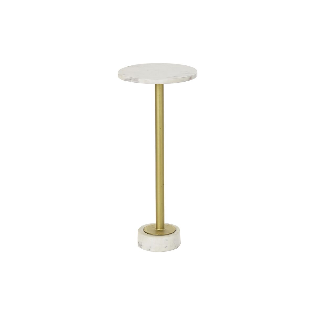 Sidobord DKD Home Decor Gyllene Metall Marmor 27 x 27 x 62 cm - 5