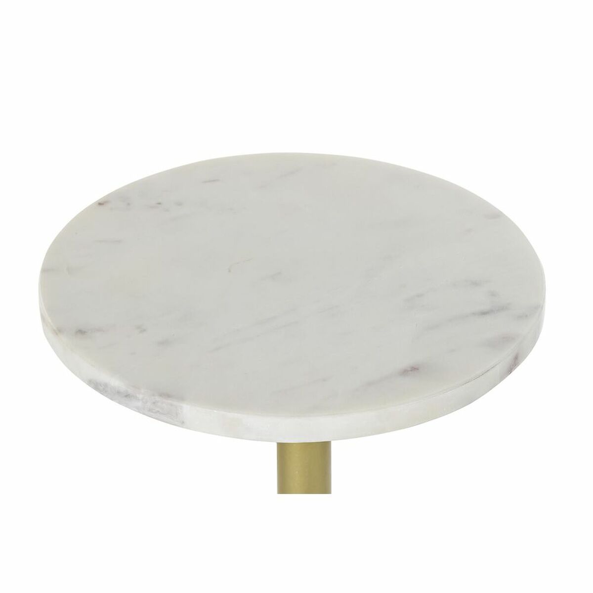 Sidobord DKD Home Decor Gyllene Metall Marmor 27 x 27 x 62 cm - 10