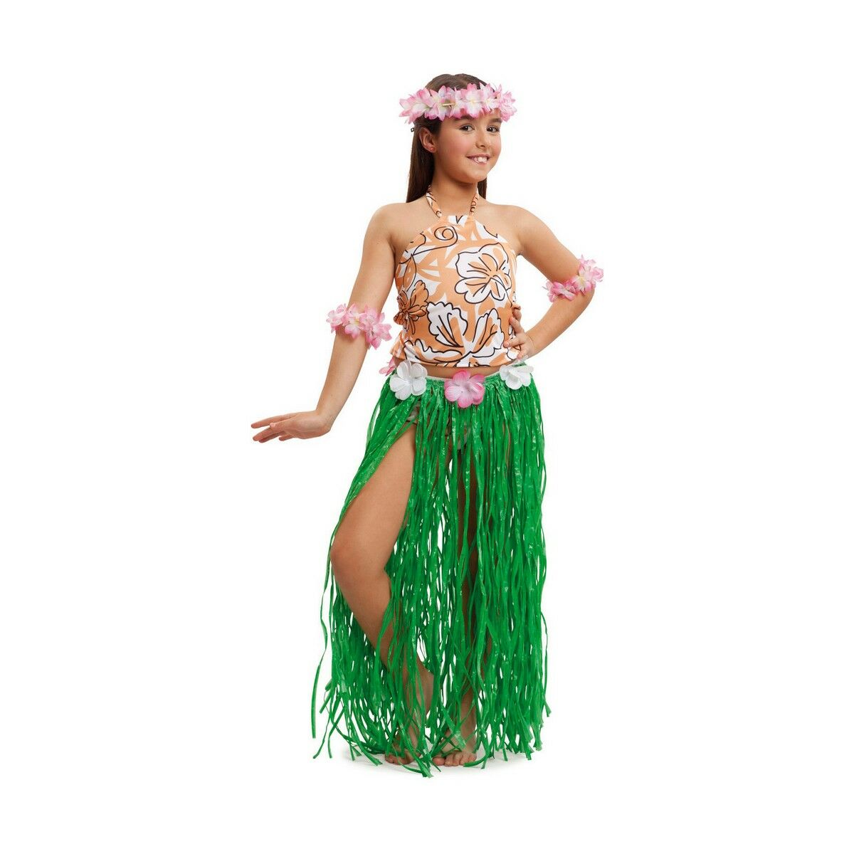Maskeraddräkt för barn My Other Me Hawaiian 3-4 år (5 Delar)