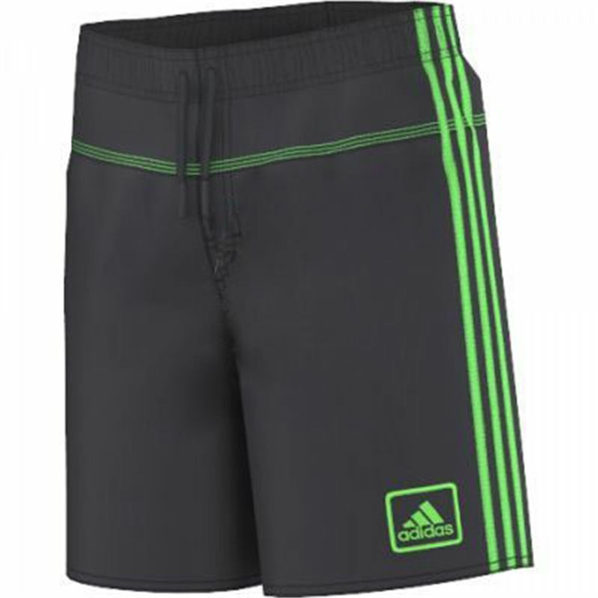 Barn Baddräkt Adidas Kinder Short Junior Grå Svart - 2