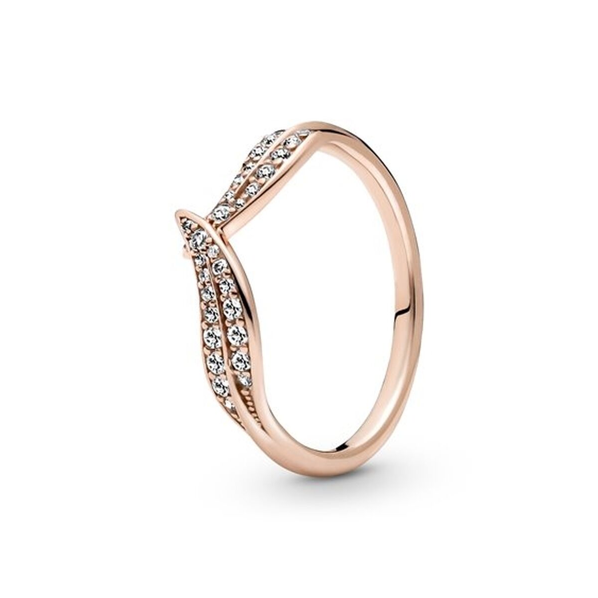 Damring Pandora SPARKLING LEAF PAVE - SIZE 54