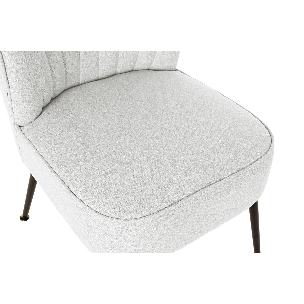 Fåtölj DKD Home Decor Svart Beige Greige Metall 55 x 64 x 72,5 cm - 2