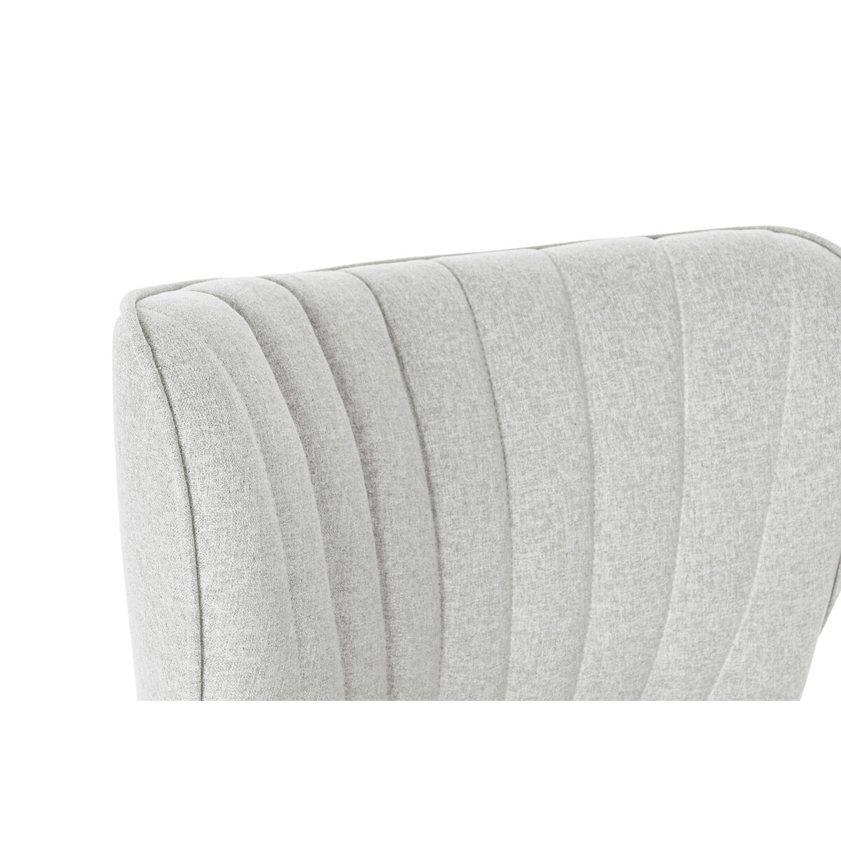 Fåtölj DKD Home Decor Svart Beige Greige Metall 55 x 64 x 72,5 cm - 3