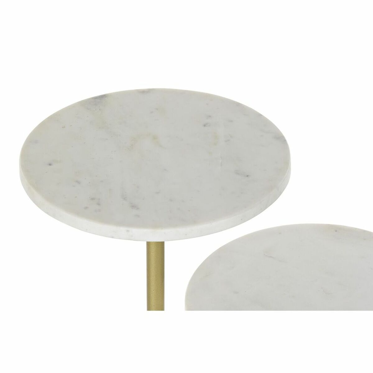 Sidobord DKD Home Decor Gyllene Metall Marmor 45 x 27 x 63 cm - 10
