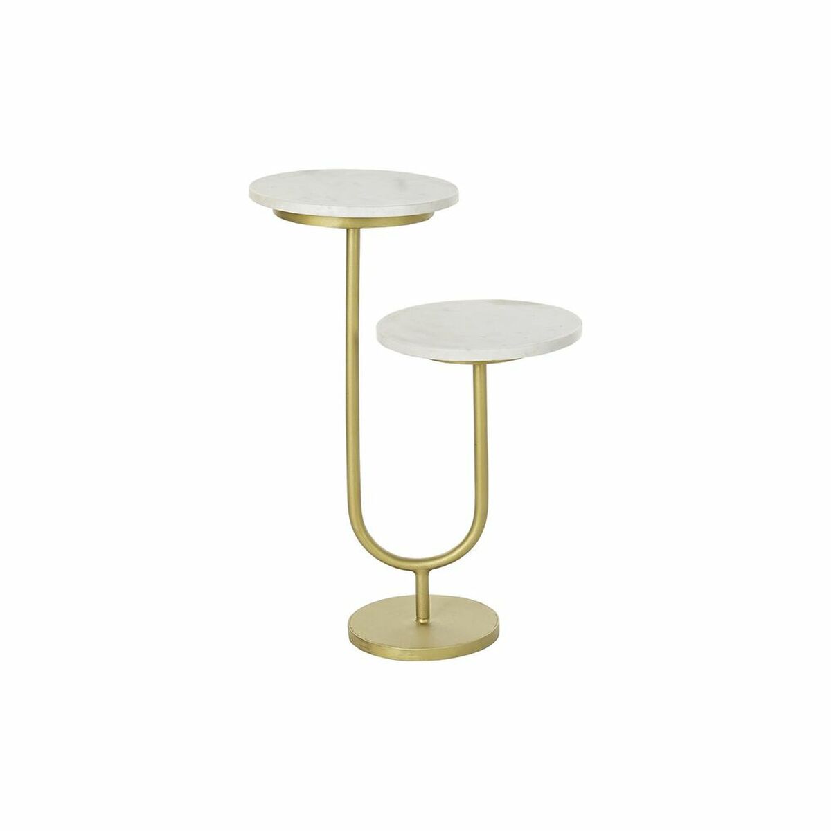 Sidobord DKD Home Decor Gyllene Metall Marmor 45 x 27 x 63 cm - 9