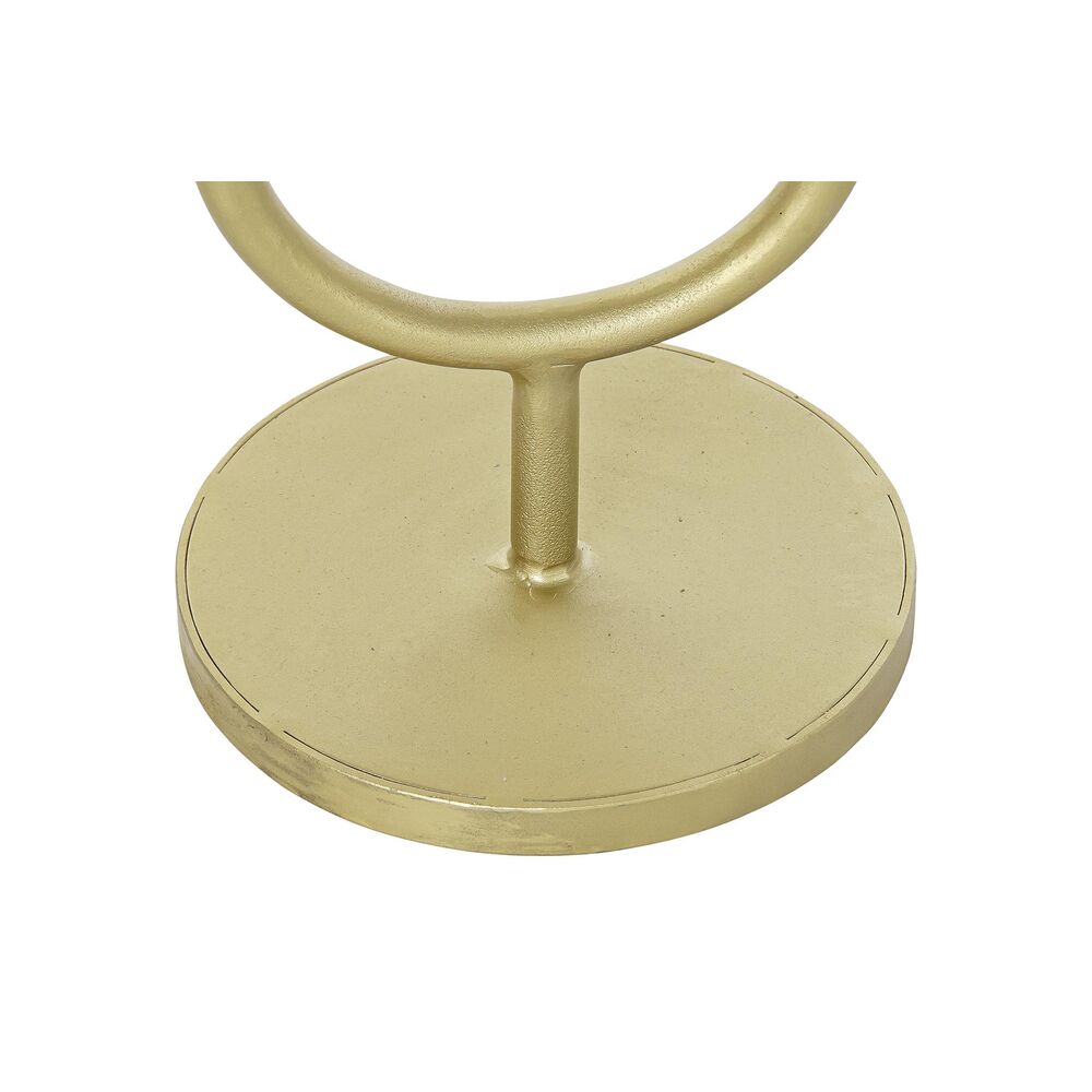 Sidobord DKD Home Decor Gyllene Metall Marmor 45 x 27 x 63 cm - 3