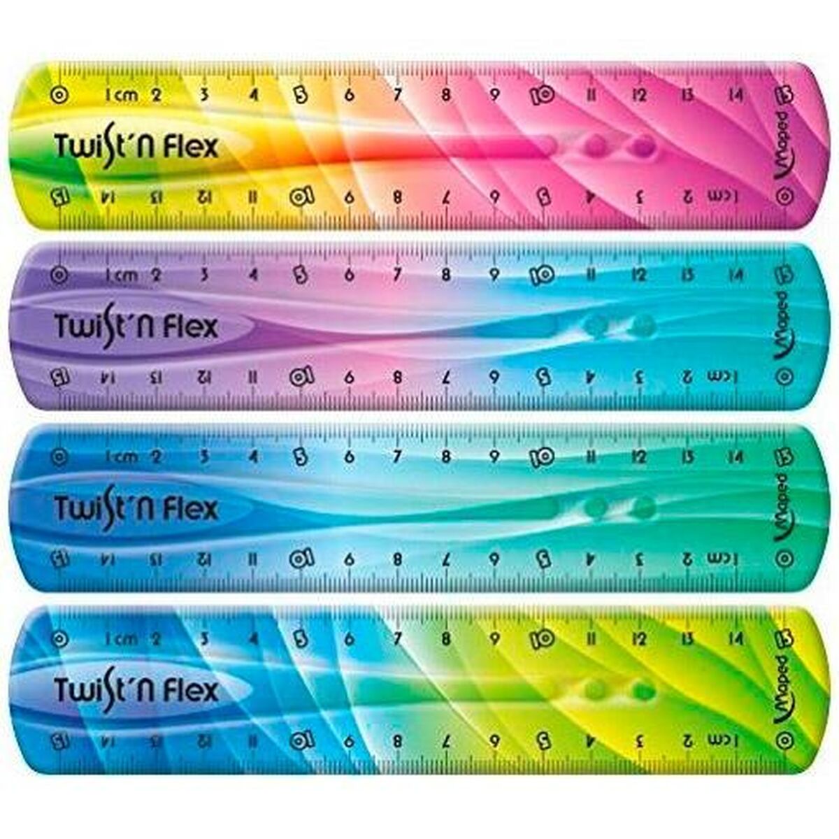 Geometriset Maped Twist'n Flex Multicolour 15 cm Flexibel 20 antal - 2