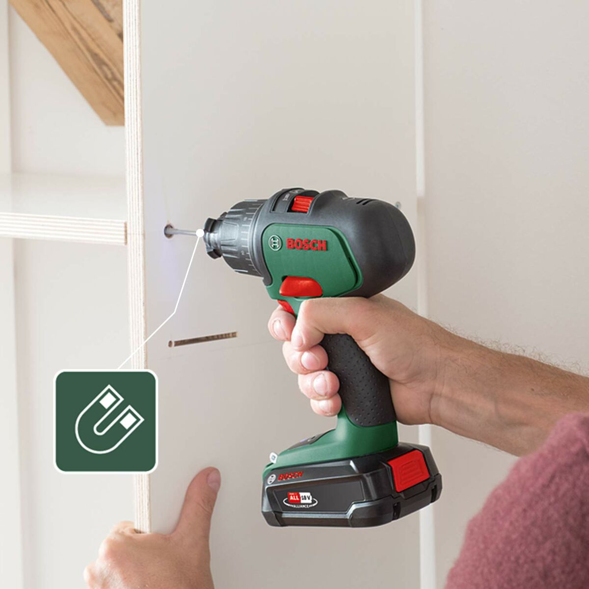 Borr/skruvdragare BOSCH AdvancedImpact 18 18 V - 6