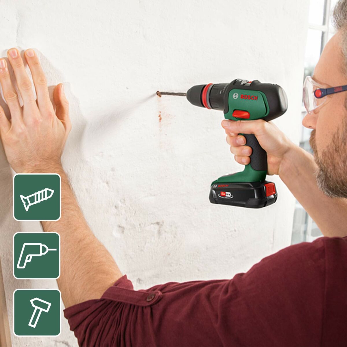 Borr/skruvdragare BOSCH AdvancedImpact 18 18 V - 7