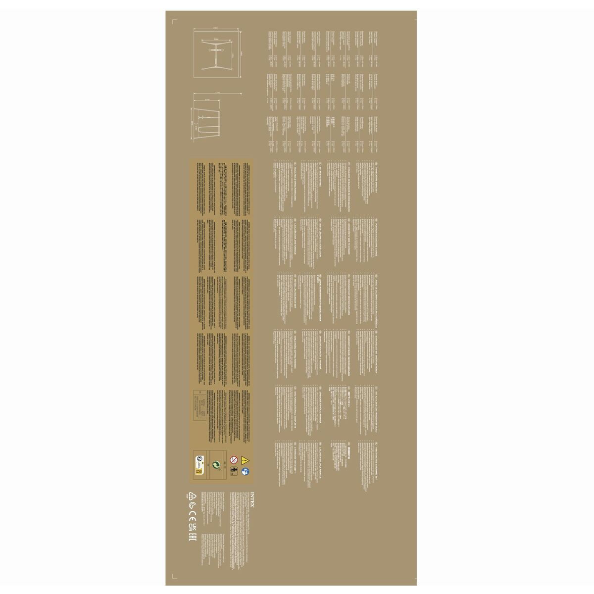 Gunga Intex 44120 Gungstol/Gunga 251 x 211 x 254 cm - 13