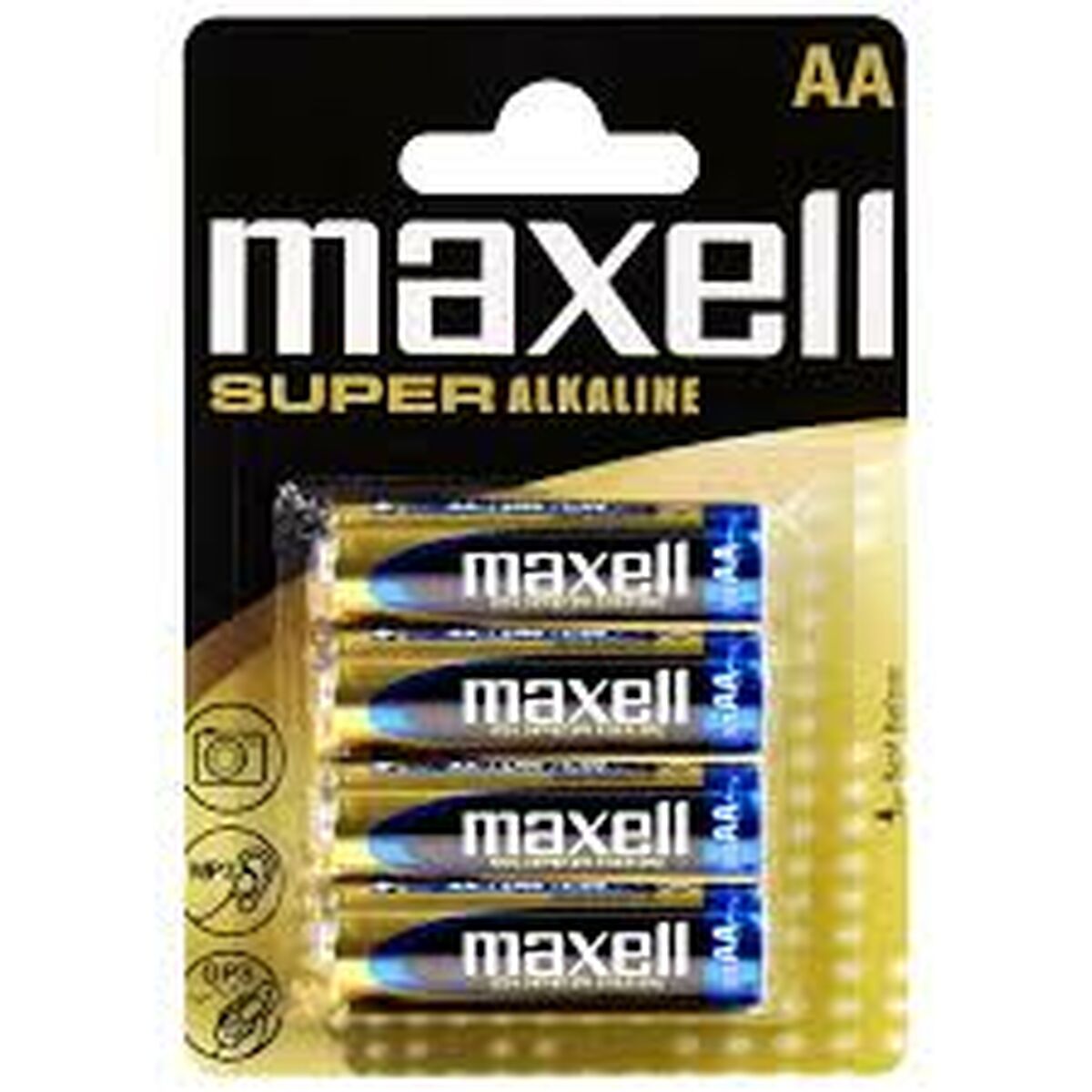 Batterier Maxell AA 1,5 V (4 antal)