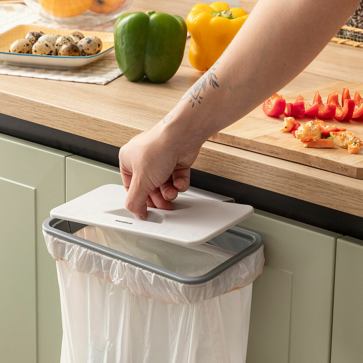 Soppåsehållare med lock Trabbly InnovaGoods - 10