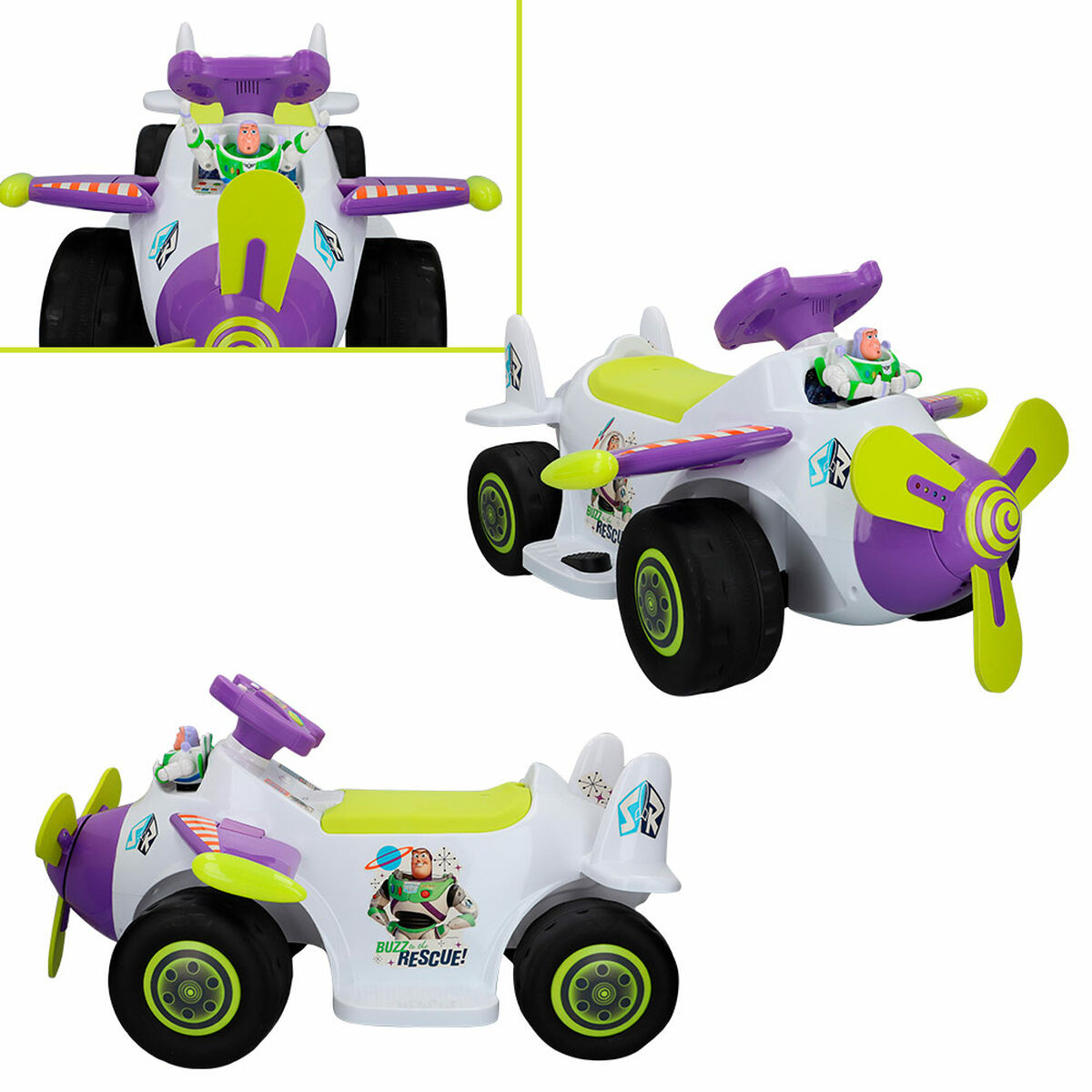 Elektrisk bil för barn Toy Story Batteri Litet flygplan 6 V - 5
