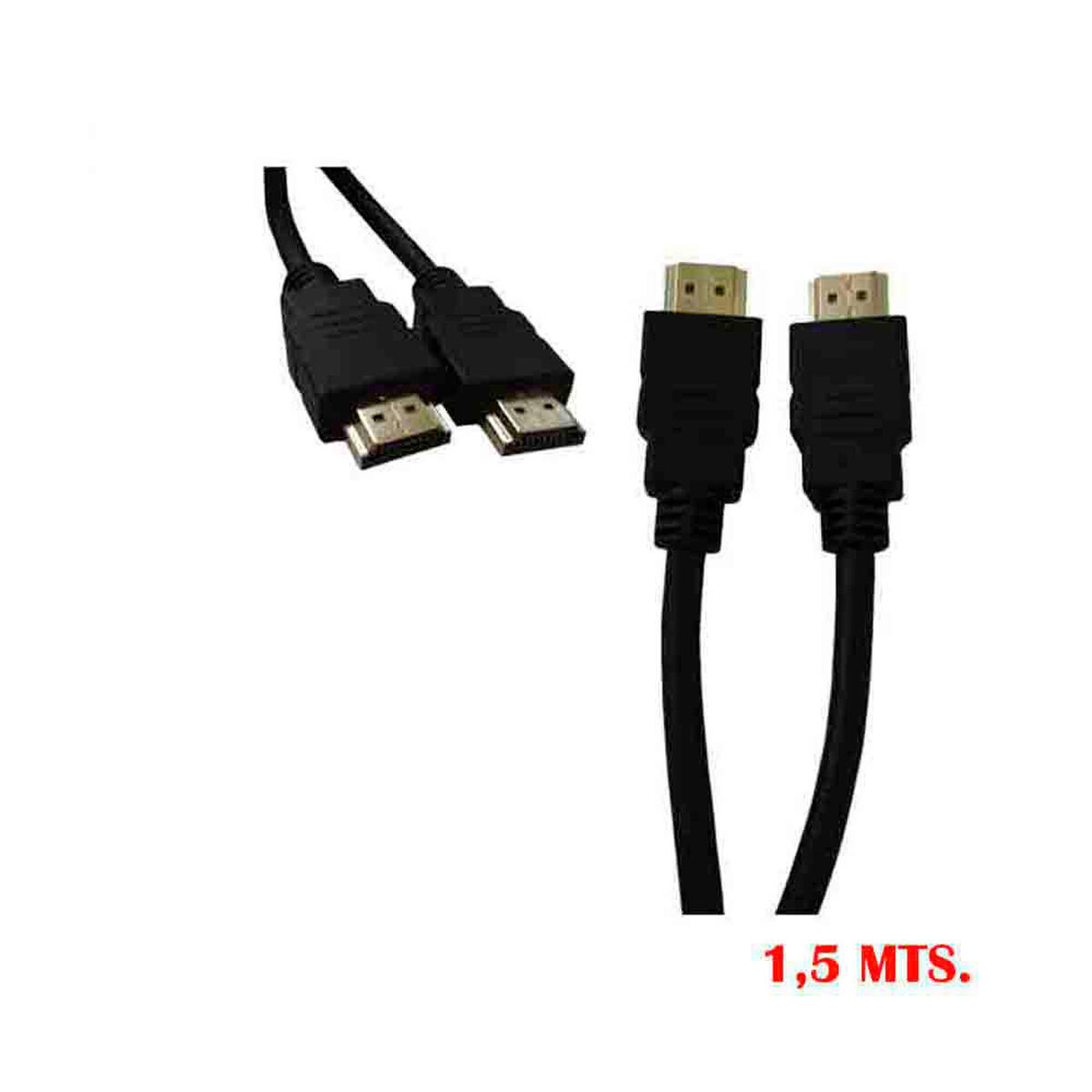 Kabel HDMI EDM 51230 Svart 1,5 m - 2