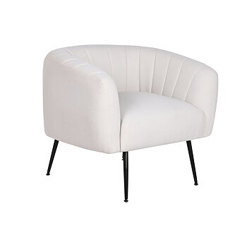 Fåtölj DKD Home Decor Svart Beige Gyllene Skum Trä Metall 81 x 75 x 73 cm