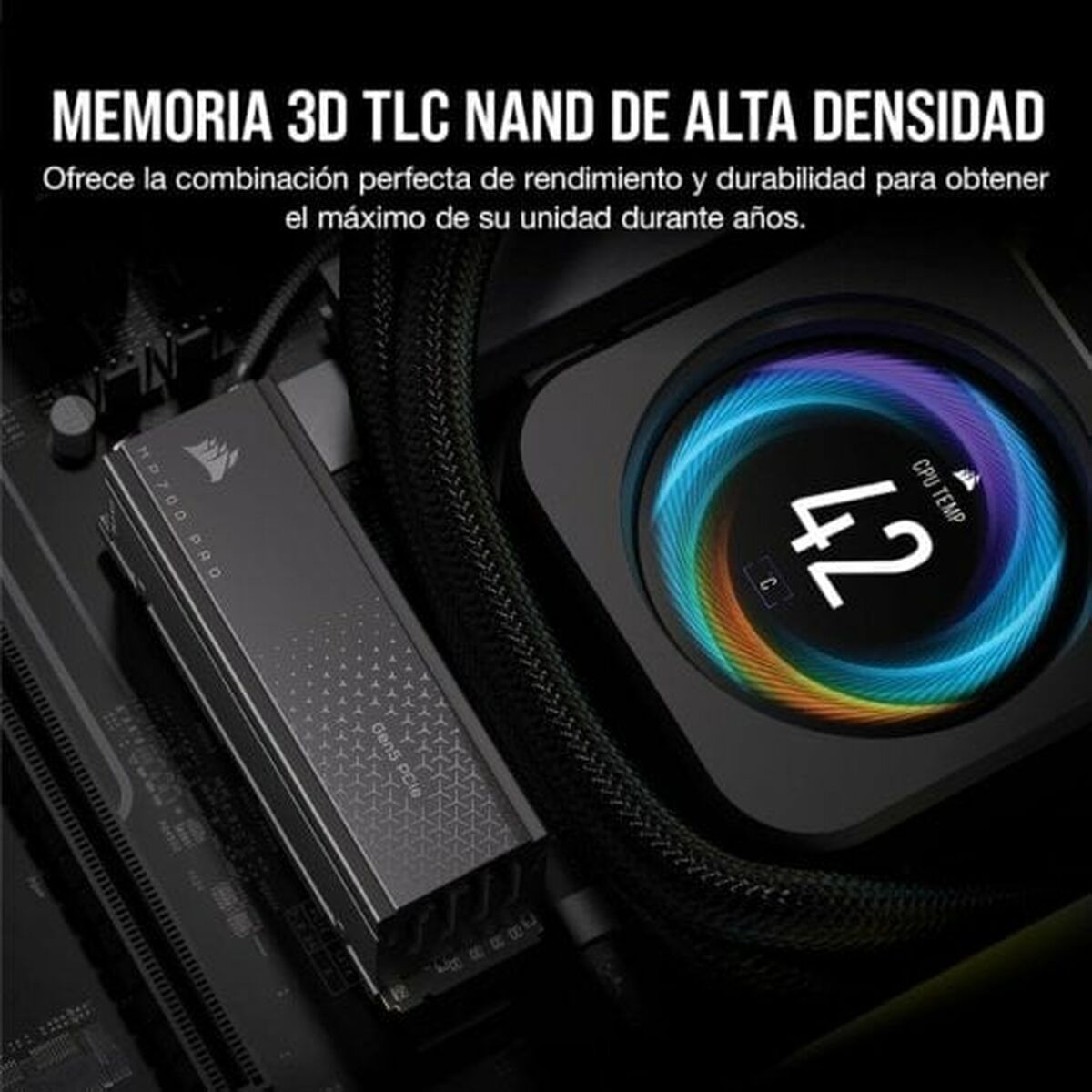 Hårddisk Corsair CSSD-F4000GBMP700PRO 4 TB HDD - 2