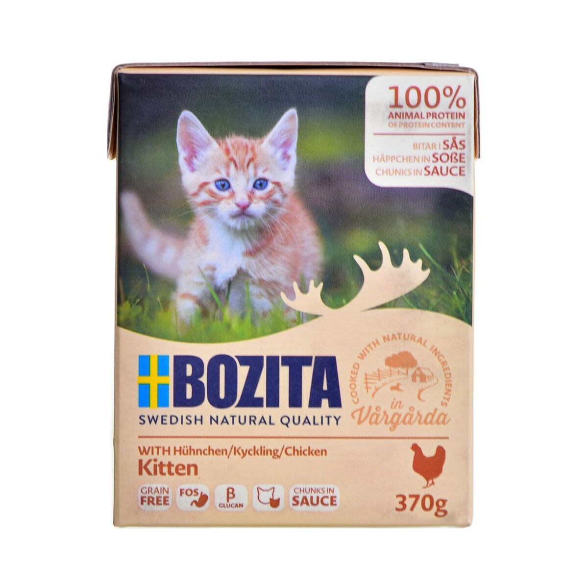 Kattmat Bozita Fresh Menu Kyckling Lax Fisk Gris - 2