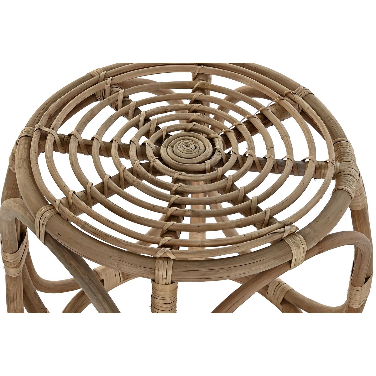 Sidobord DKD Home Decor Naturell Rattan Tropiskt (43 x 43 x 46 cm) - 6