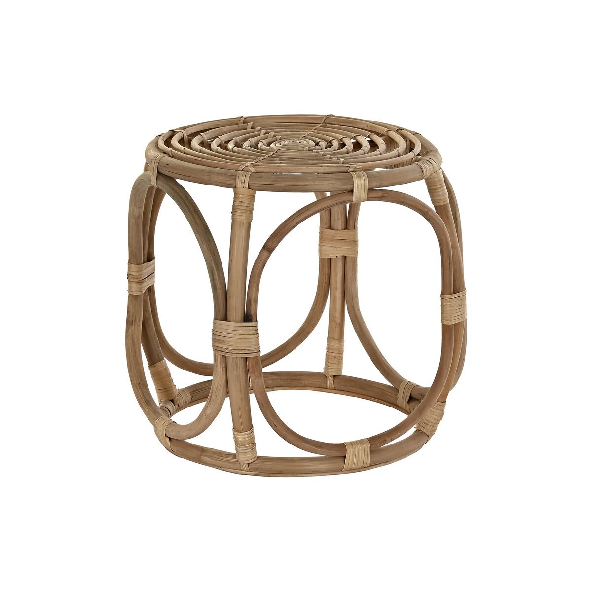 Sidobord DKD Home Decor Naturell Rattan Tropiskt (43 x 43 x 46 cm) - 3