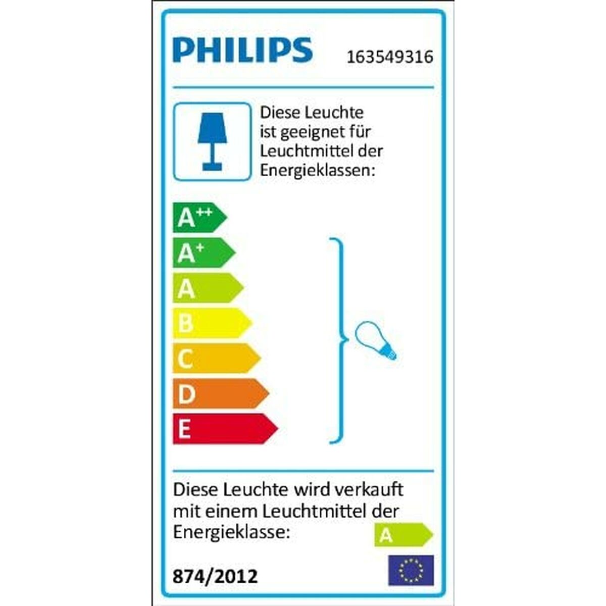 Markör Philips 16354/93/16 Antracitgrå 12,1 x 80,2 x 12,1 cm Aluminium Plast (4000 K) (Varmvit) (2700 K) - 6