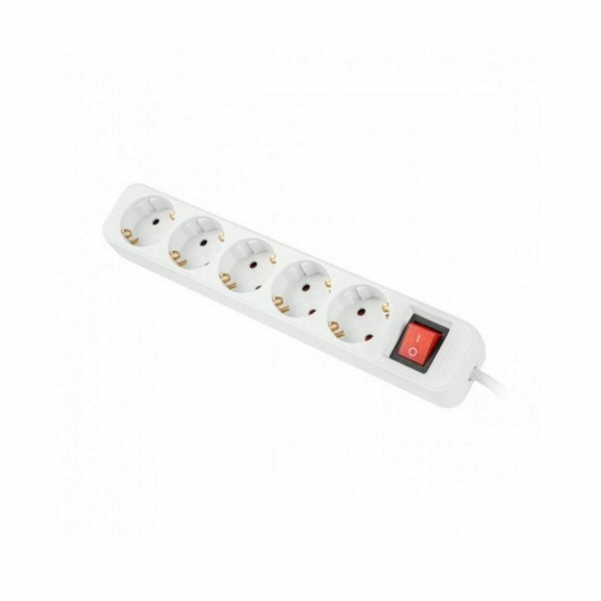 Förgreningslist 5 Tomas Schuko Lanberg 2500 W 3 m Vit (3 m)