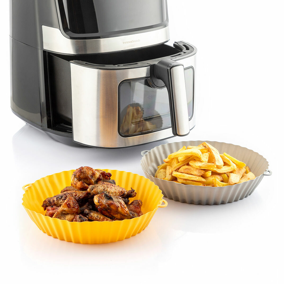 Silikonkorgar med borste för Air-fryer Mollicon InnovaGoods 2 antal - 18