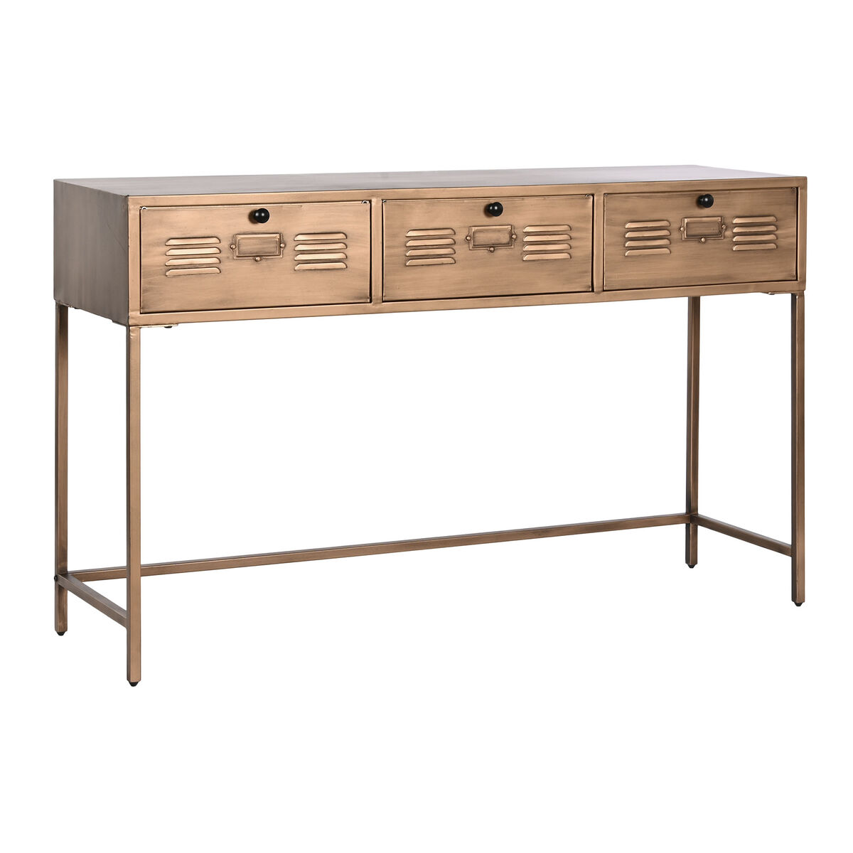 Console Home ESPRIT Gyllene Metall 125,5 x 37 x 77 cm