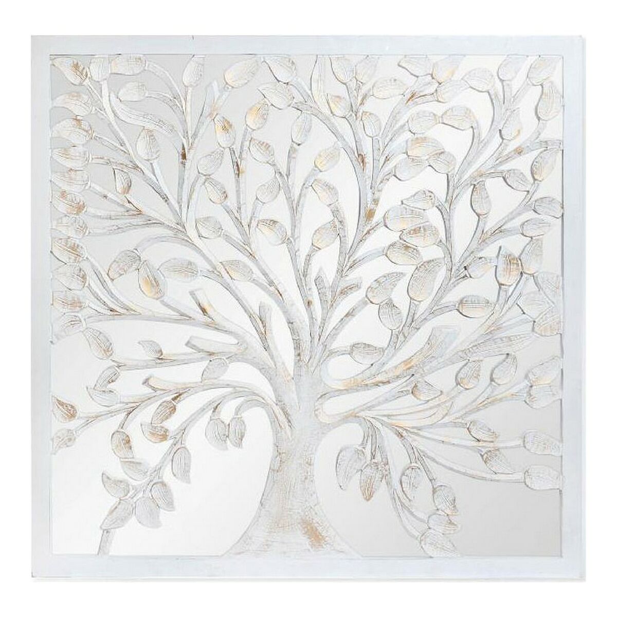 Prydnadsfigur DKD Home Decor Träd Glas Trä MDF (120 x 3.5 x 120 cm) - 2