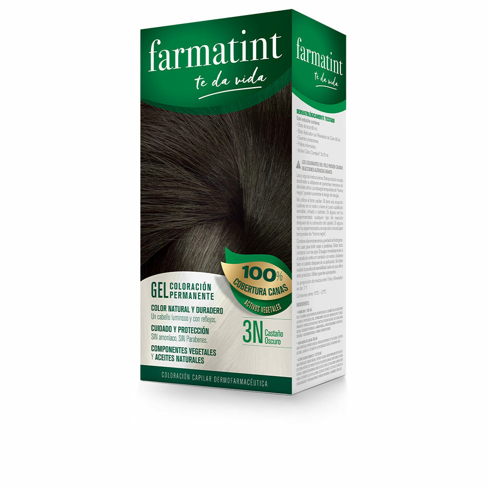 Permanent färg Farmatint 380214 3N - Mörkbrunt Nº 3n-Castano Oscuro (5 antal) - 2