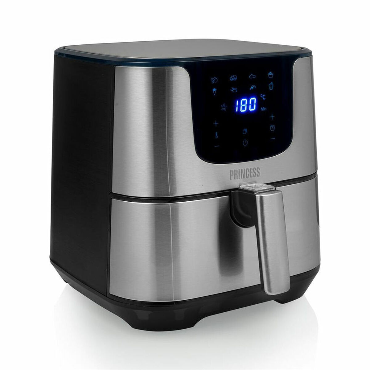 Luftfritös Princess 01.182060.01.001 1700 W 5,5 L Silvrig - 3