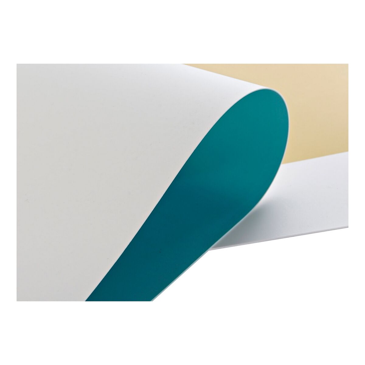 Underlägg DKD Home Decor Pantone Blå Röd Gyllene Gummi 43,5 x 28,5 x 0,5 cm 3 Delar - 3