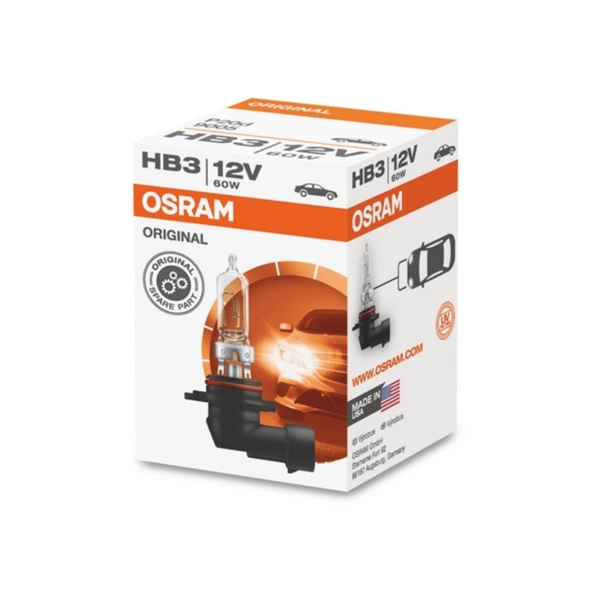 Glödlampa för bil OS9005-01B Osram OS9005-01B HB3 60W 12V - 11