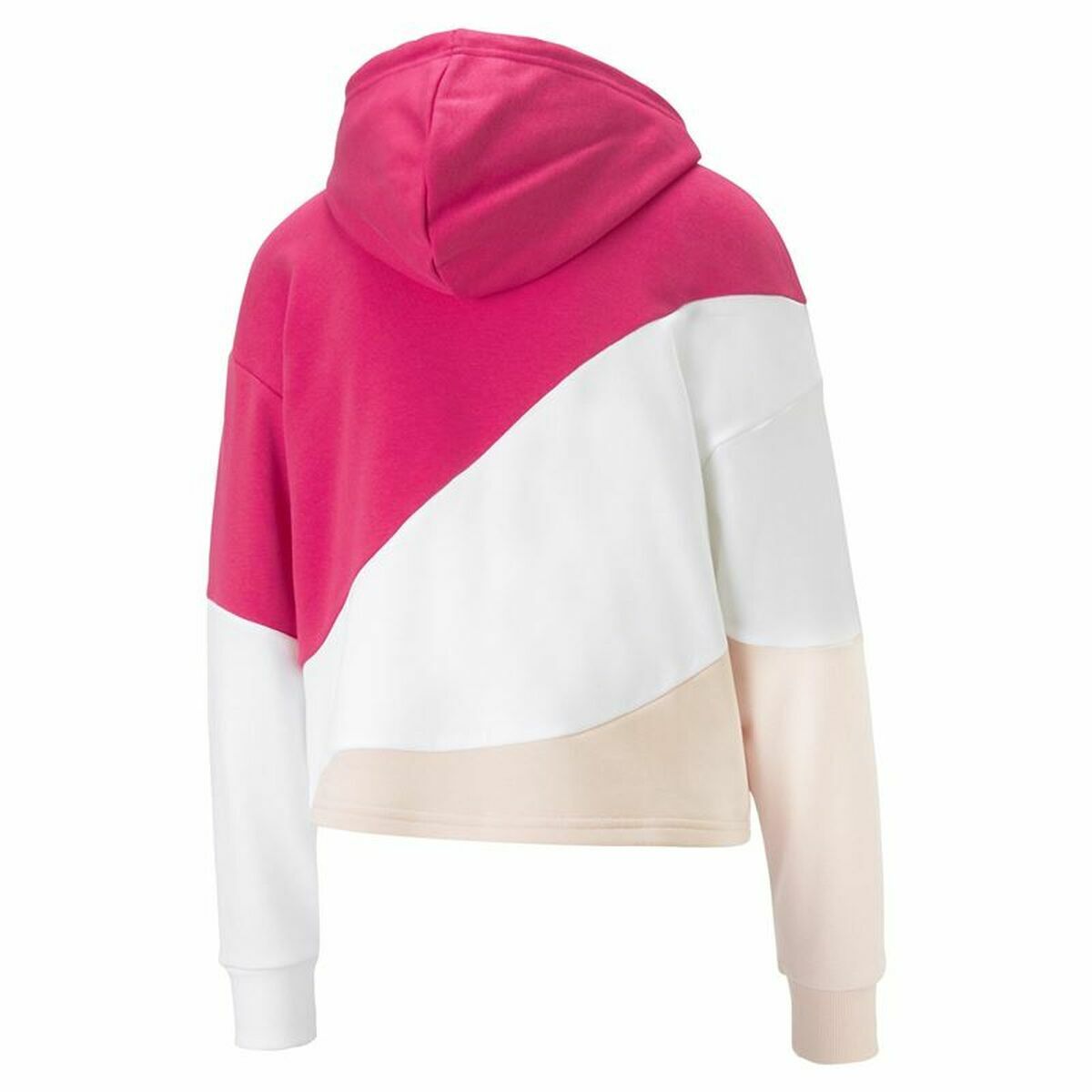 Tröja med huva Dam Puma Power Cat Rosa - 5