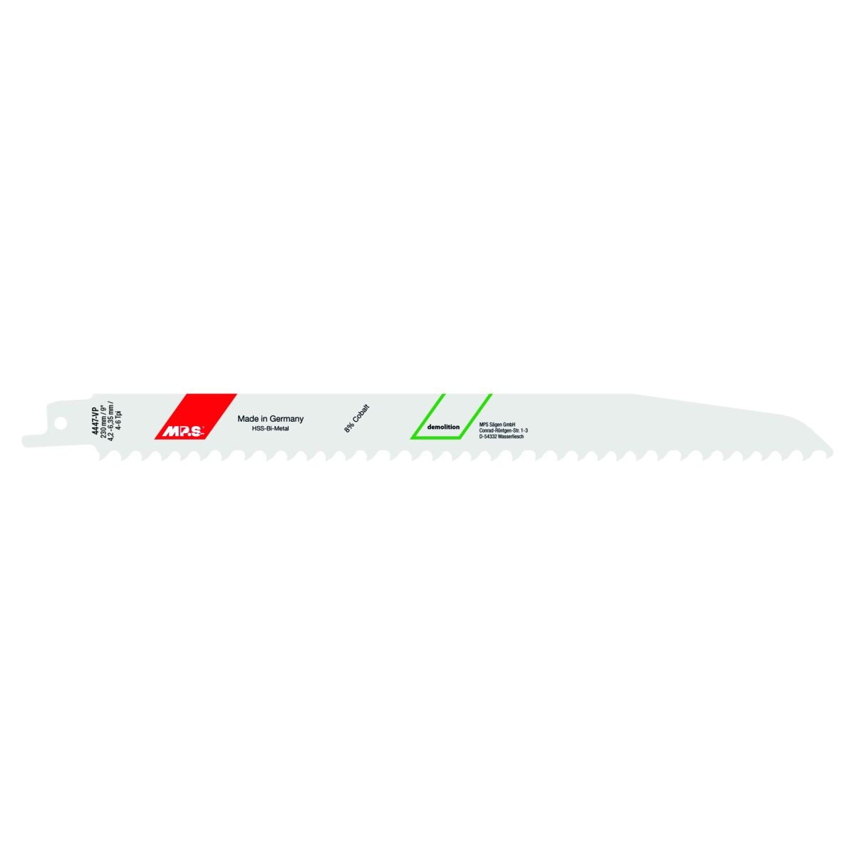 Sågblad MP.S 4447-VP 4-5 tpi 6 tpi 230 mm Självsågande såg 5 antal