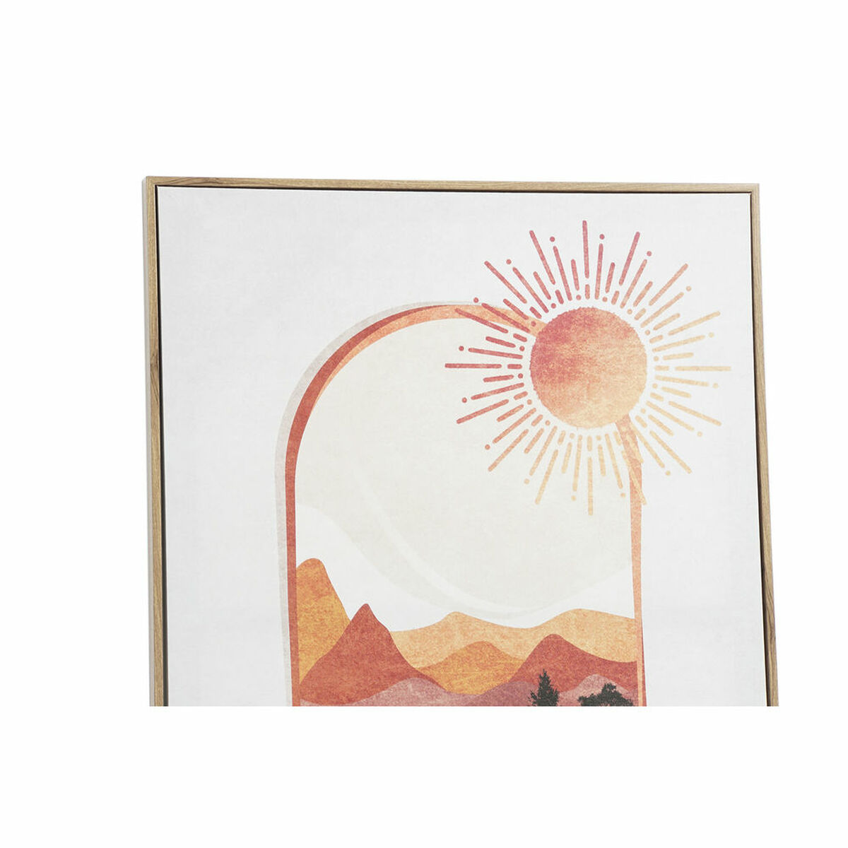 Kanvas DKD Home Decor Kanvas Trä MDF 50 x 3 x 70 cm - 2