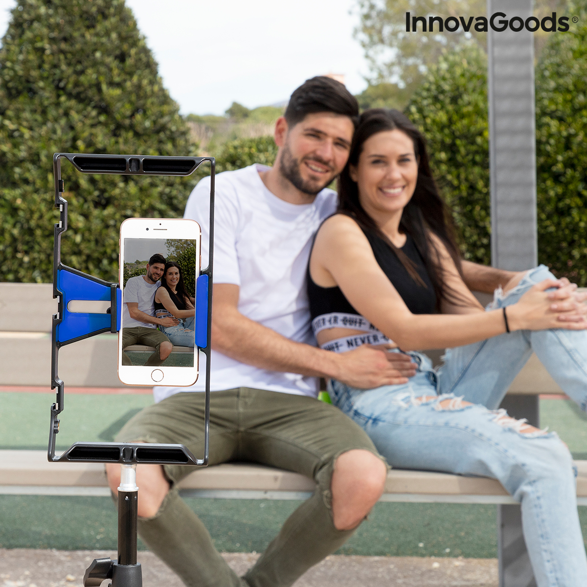 Smartphone-hållare med manuell stabilisator Stafect InnovaGoods - 7
