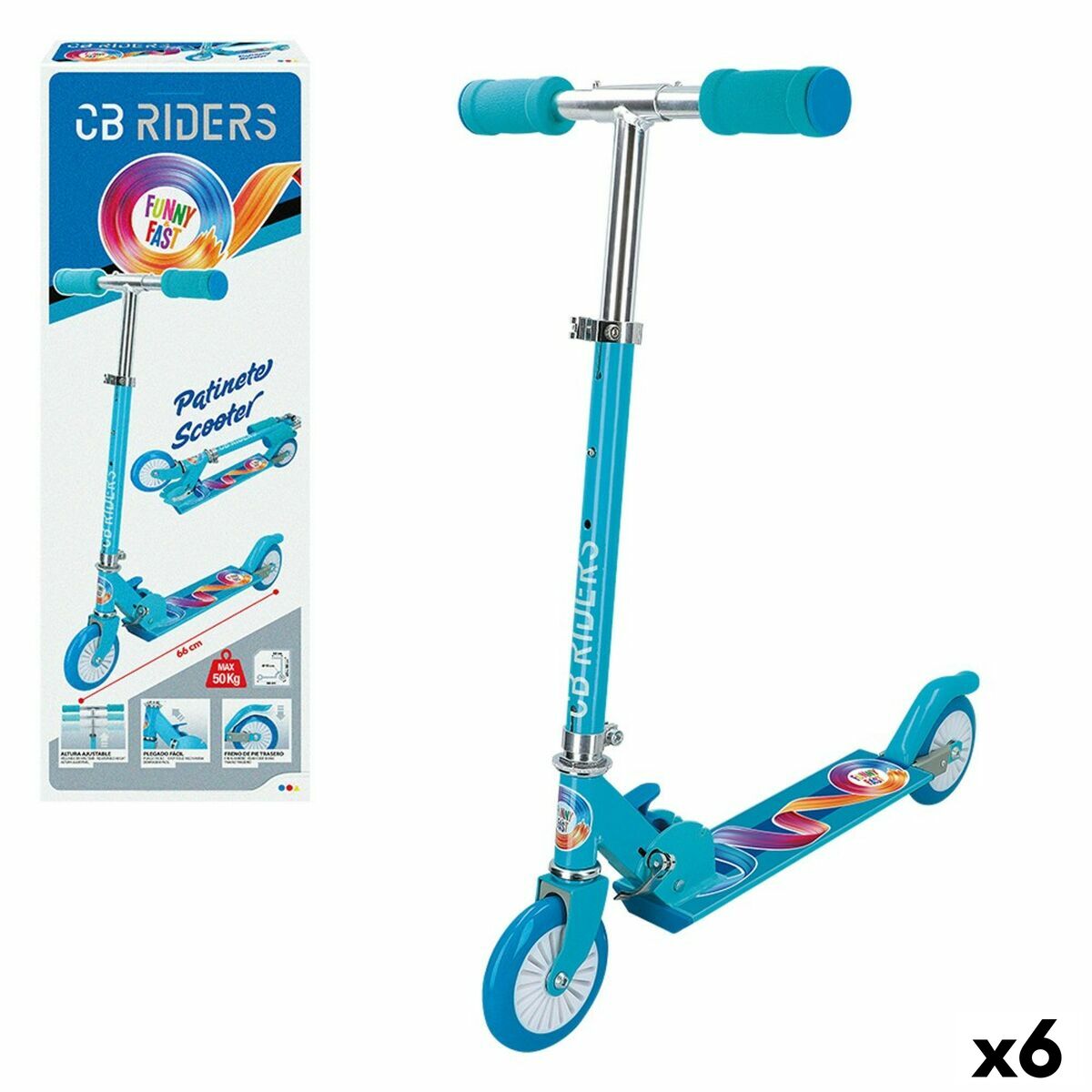 Sparkcykel Colorbaby Blå 6 antal - 7