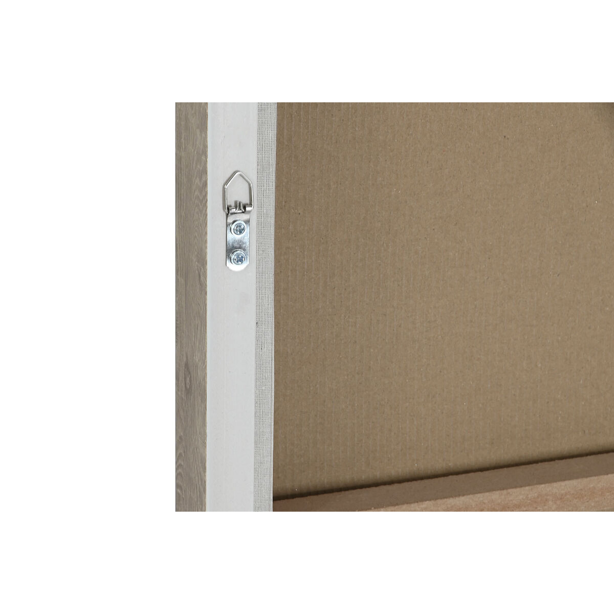 Kanvas Home ESPRIT Vit Brun Svart Naturell Boho 63 x 4,3 x 93 cm (2 antal) - 4