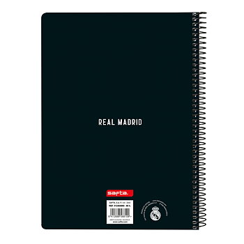 Anteckningsbok Real Madrid C.F. Vit Grå A5 80 Blad