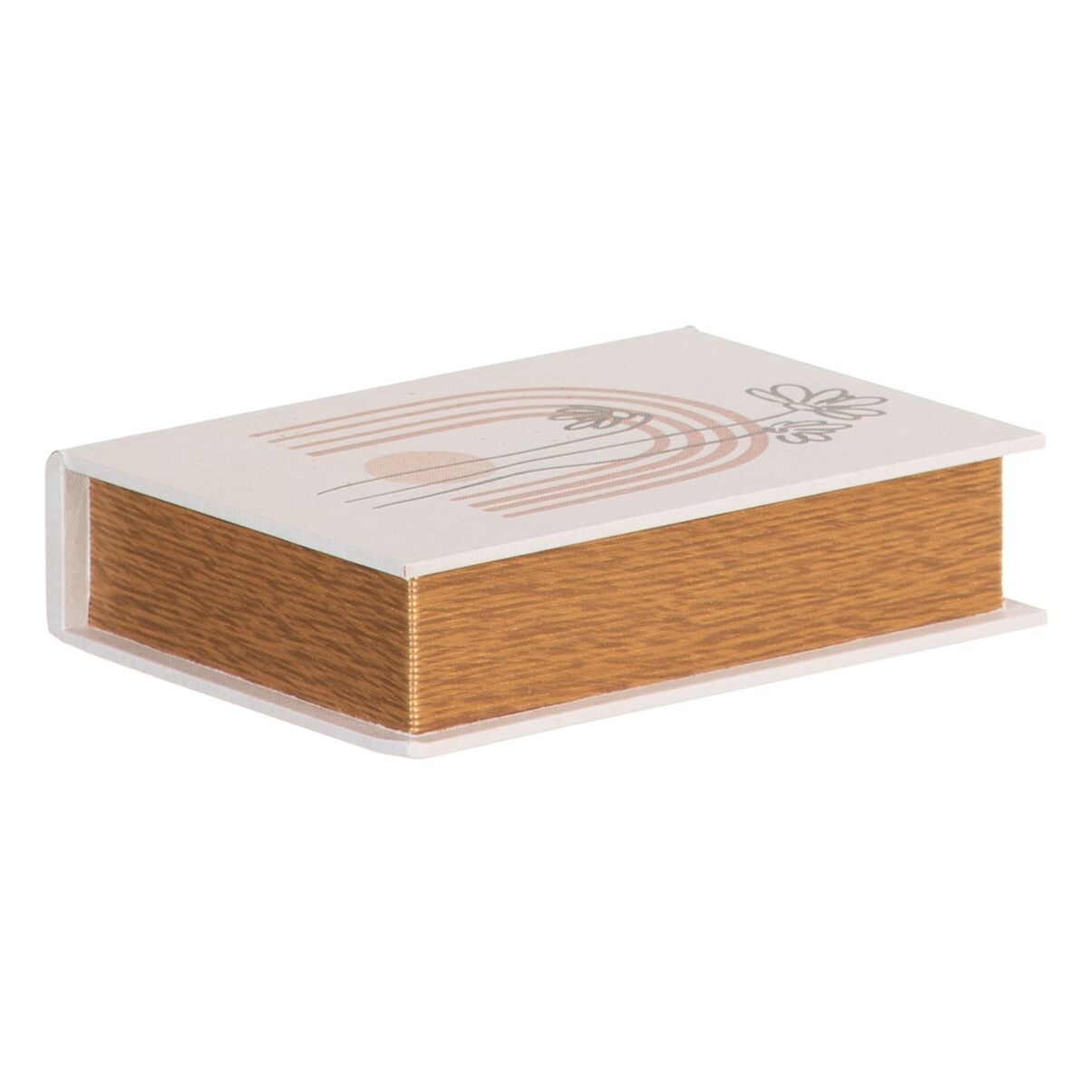 Dekorationslåda Virágok Kanvas 24 x 18 x 6 cm DMF (2 Delar) - 6