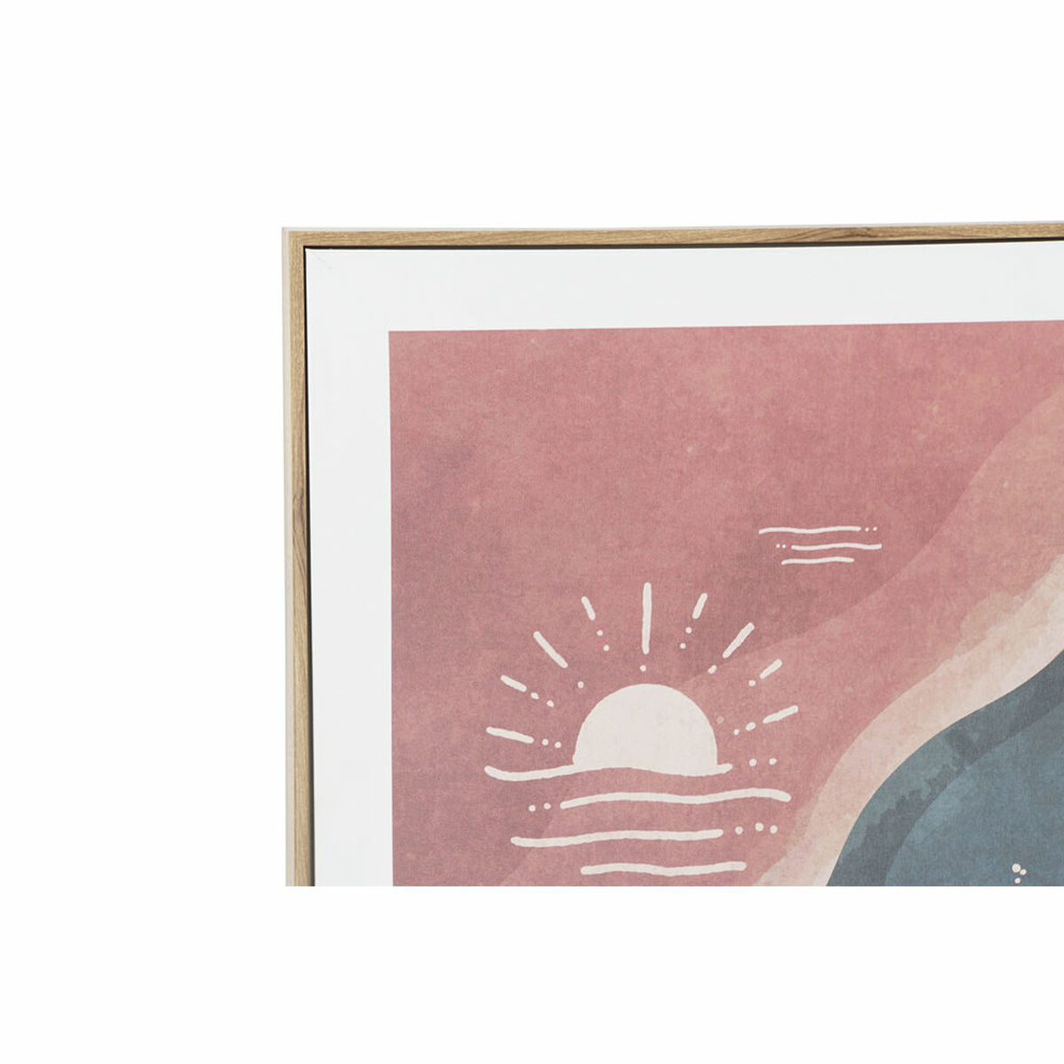 Kanvas DKD Home Decor Kanvas Trä MDF 50 x 3 x 70 cm - 2