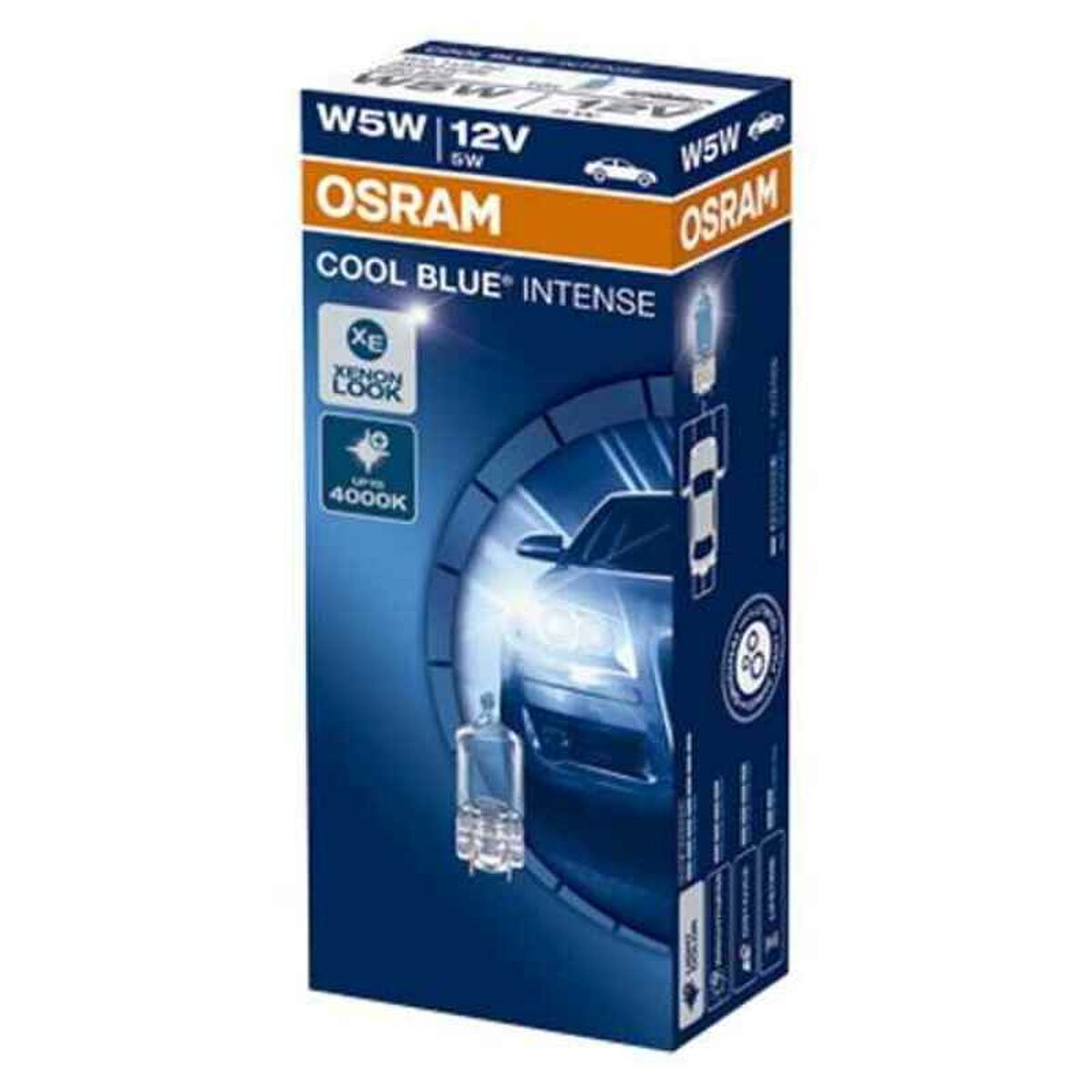 Glödlampa för bil OS2825HCBI Osram OS2825HCBI W5W 5W 12V 4000K (10 pcs) - 2