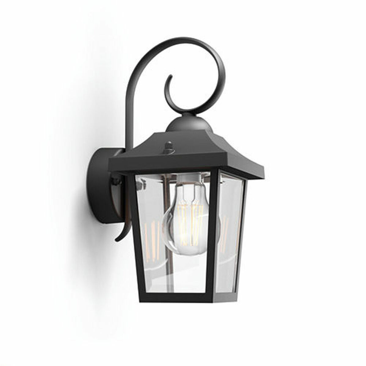 Vägglykta Philips 17236/30/PN Svart Aluminium 60 W E27 Lykta (1 antal) - 5