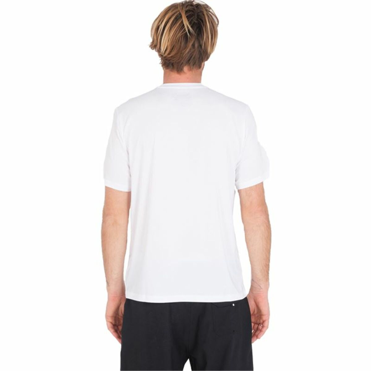 T-shirt med kortärm Herr Hurley Toro Hybrid UPF Vit - 2