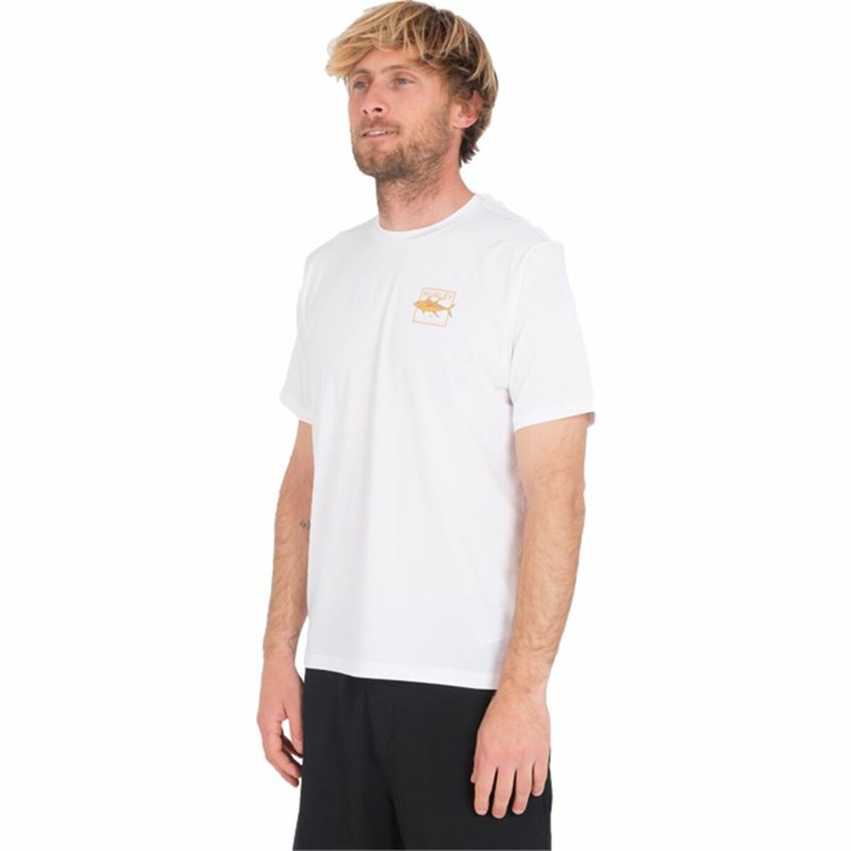 T-shirt med kortärm Herr Hurley Toro Hybrid UPF Vit - 3