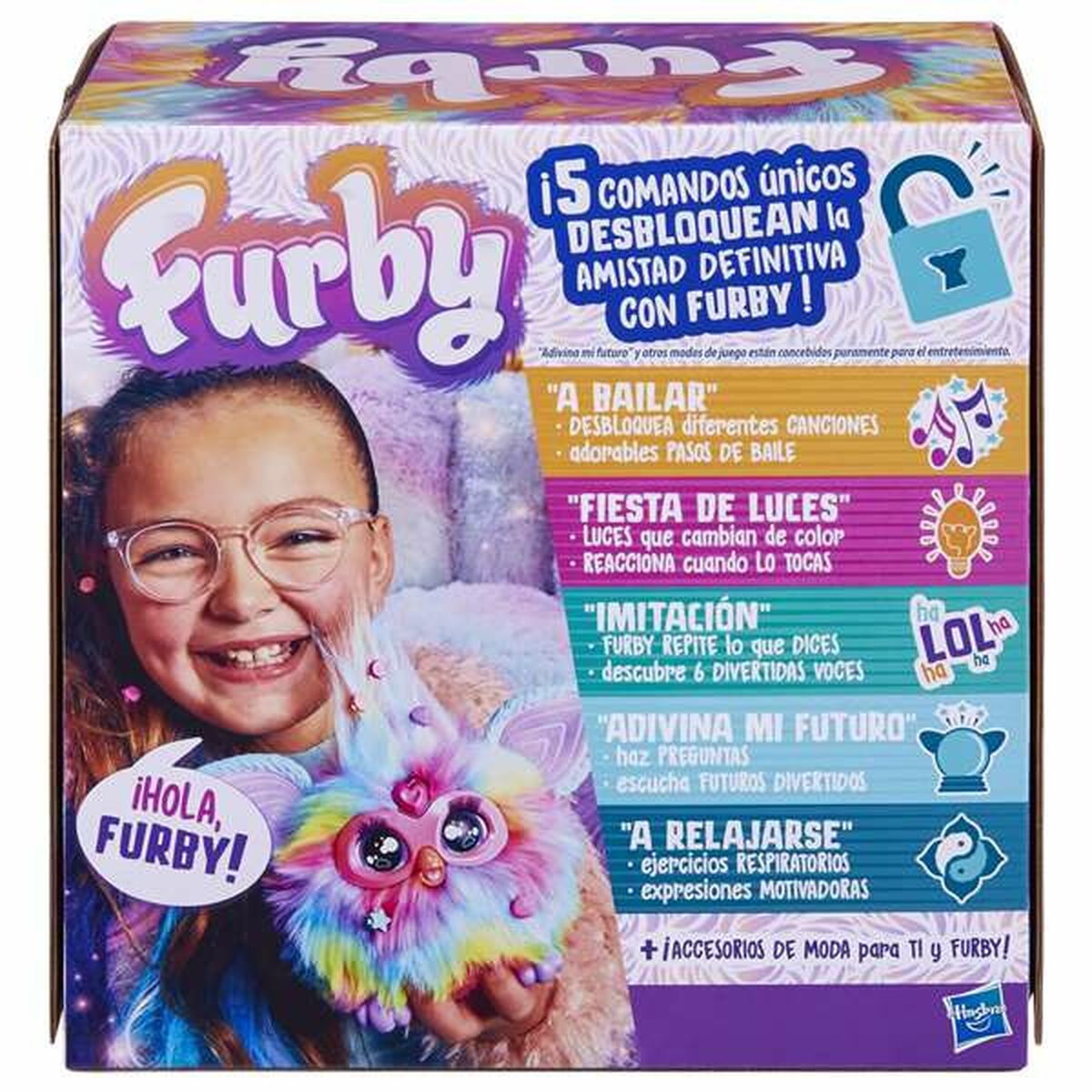 Interaktivt Husdjur Hasbro Furby Tie Dye 13 x 23 x 23 cm - 3