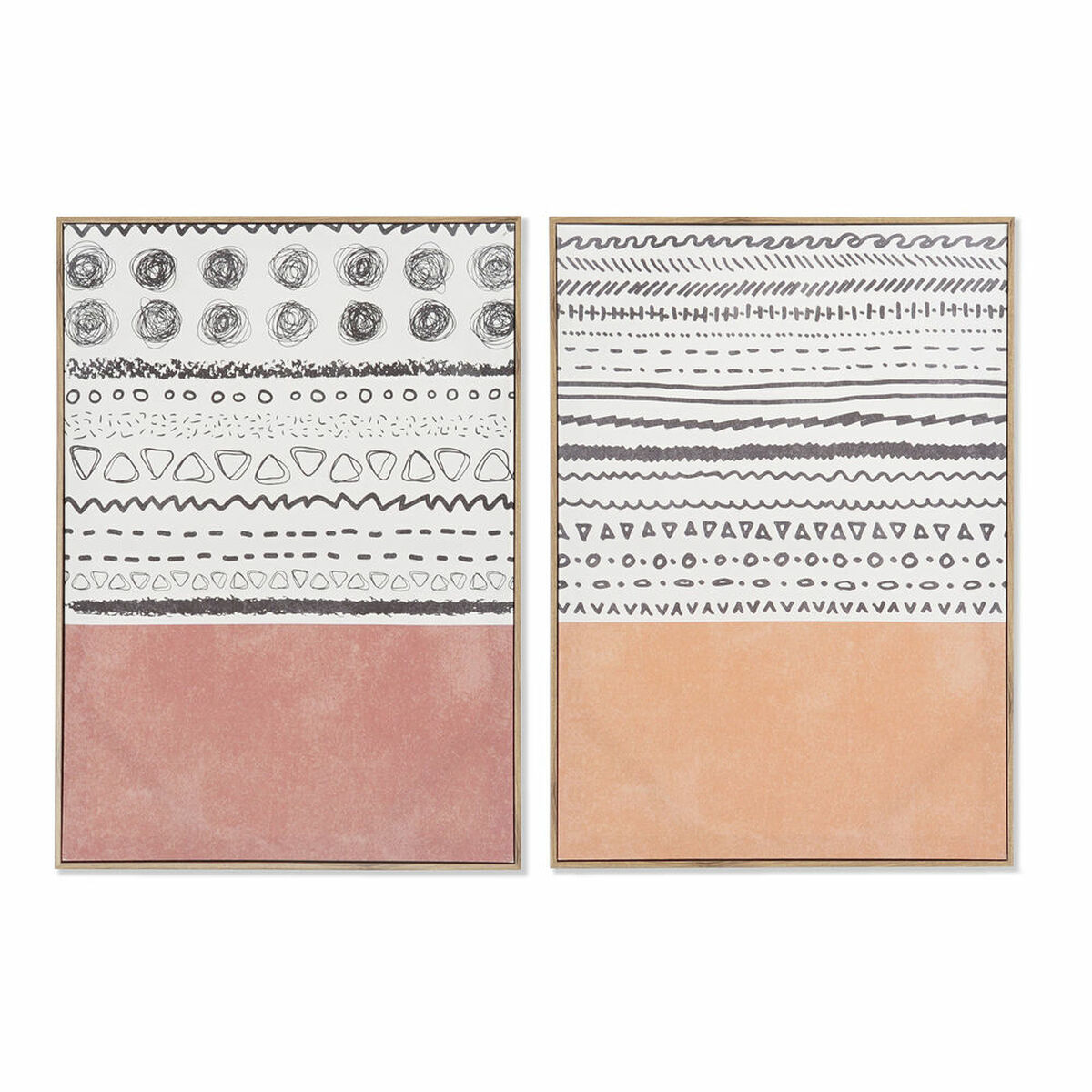 Kanvas DKD Home Decor Kanvas Trä MDF 50 x 3 x 70 cm