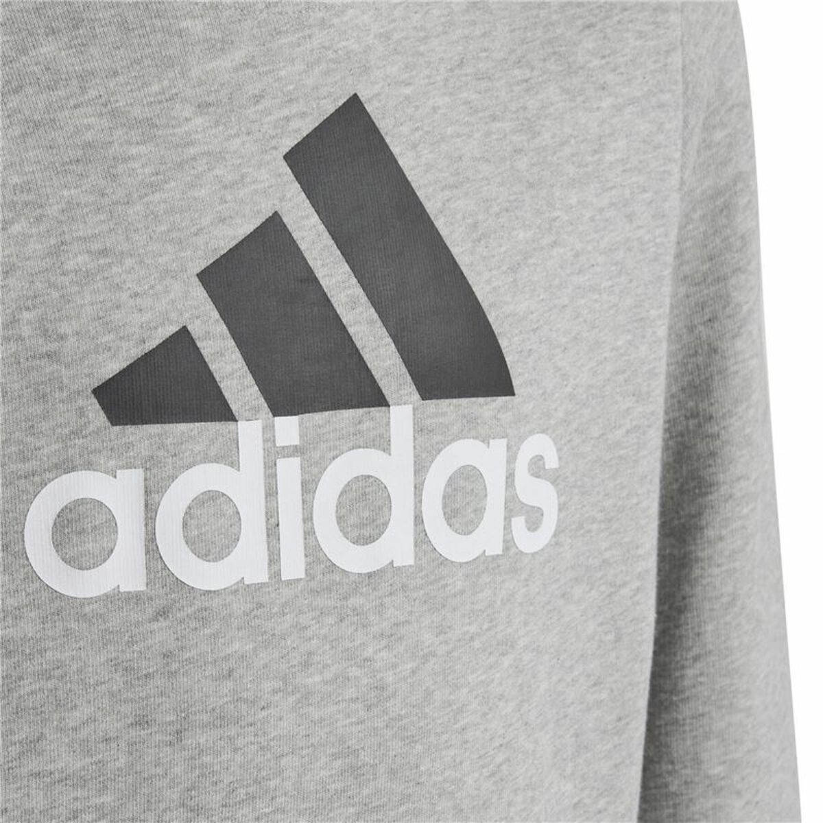 Tröja med huva Barn Adidas Essentials Grå - 3
